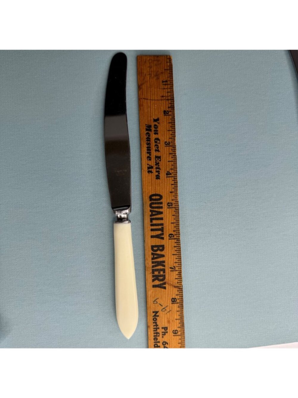 4 Vtg Russian USSR Soviet StainlessSteel Bakelite Handle Knives Cutlery Flatware - Picture 10 of 10